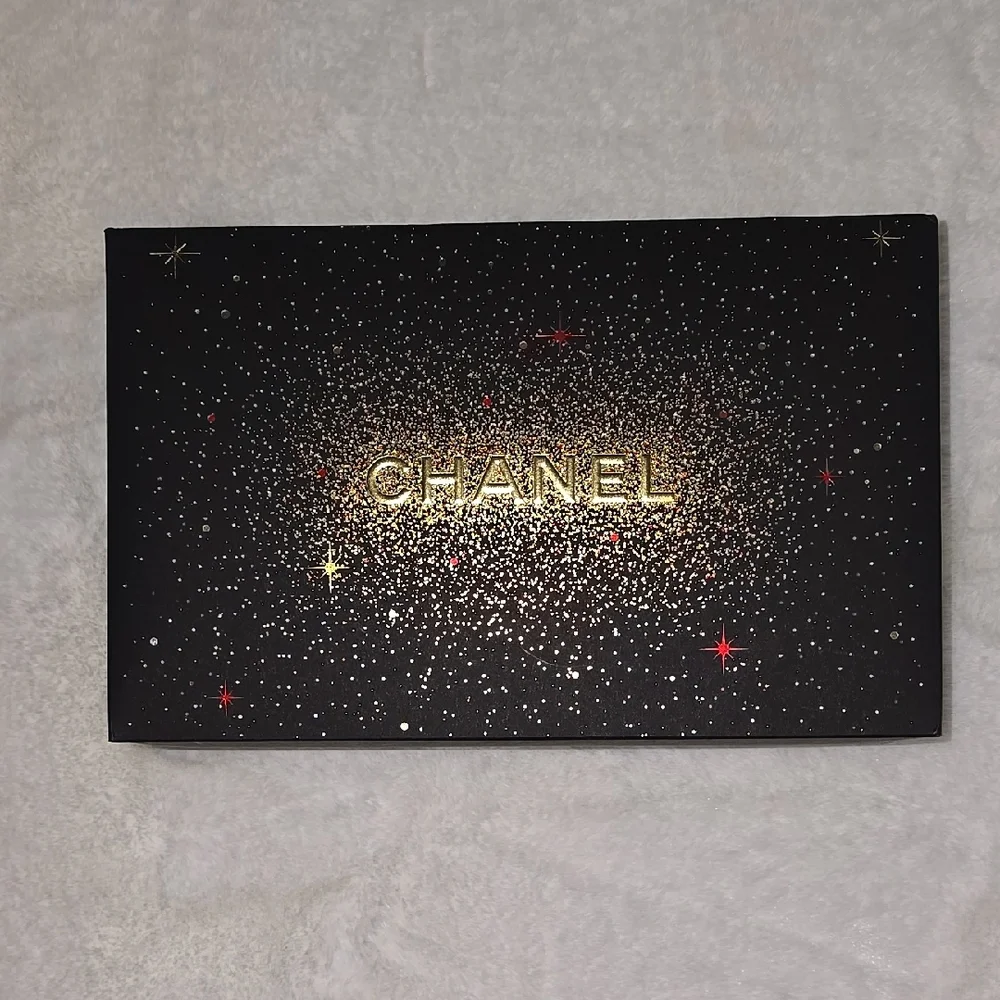 Chanel Black and Gold Starry empty Box